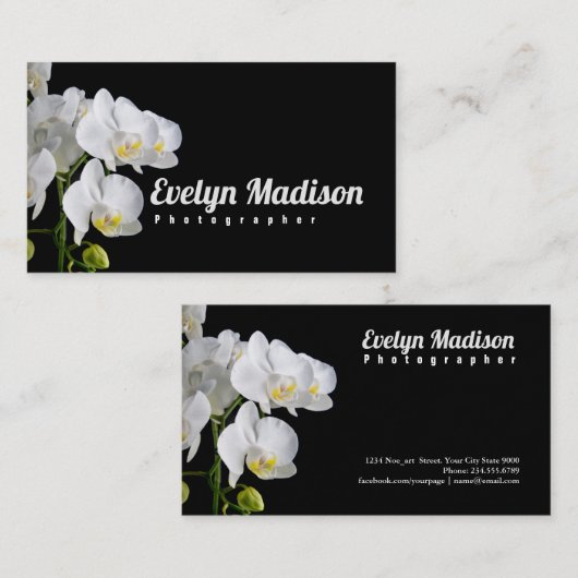 蘭 – 花yu6777 名刺 (正面/裏面)