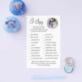 蘭Iスパイ結婚式のレセプションゲームカード チラシ (シングル)