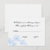 蘭RSVP 出欠カード (正面/裏面)