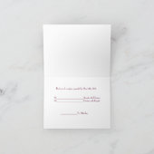 蘭RSVP Notecard 招待状 (内部)