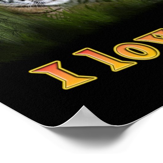 虎が大好き ポスター (角)