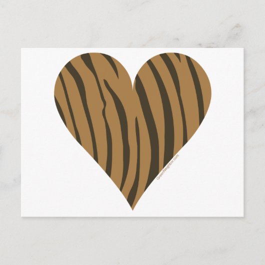 虎が大好き ポストカード (正面)