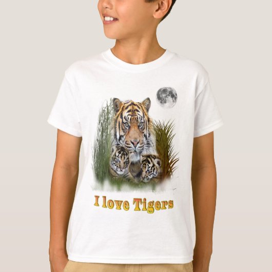 虎が大好き Tシャツ (正面)