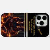 虎が影を潜って歩く Case-Mate iPhoneケース (裏面 (横))