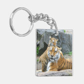 虎と子の愛 キーホルダー (正面左)