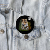 虎と子牛のデザイン 缶バッジ (インサイチュ)