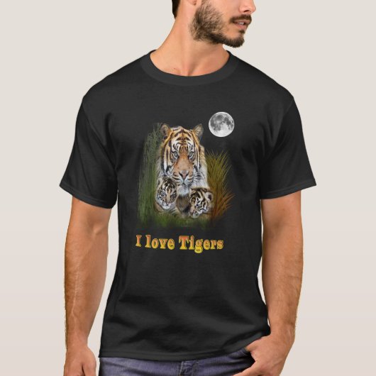 虎と子牛Tシャツ Tシャツ (正面)