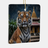 虎と神殿 セラミックオーナメント (右)
