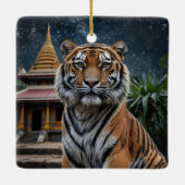 虎と神殿 セラミックオーナメント (裏面)