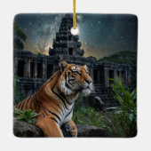 虎と神殿 セラミックオーナメント (裏面)