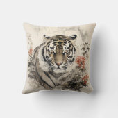 虎と花 クッション (裏面)