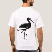 虎と鶴 Tシャツ (裏面)