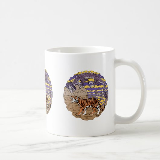 虎と龍 コーヒーマグカップ (右)