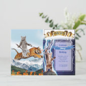 虎に乗る戦士の猫 招待状 (スタンド正面)