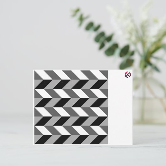 虎のはがき ポストカード (スタンド正面)