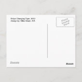 虎のはがき ポストカード (裏面)