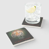 虎のやる気を起こさせる偉業 ストーンコースター (横)