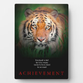 虎のやる気を起こさせる偉業 フォトプラーク (正面)