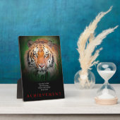 虎のやる気を起こさせる偉業 フォトプラーク (側面)