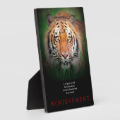 虎のやる気を起こさせる偉業 フォトプラーク (側面)