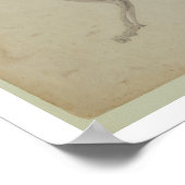 虎のスケルトンの側面ビュー、完成勉強f ポスター (角)