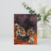 虎のママ葉書 ポストカード (スタンド正面)