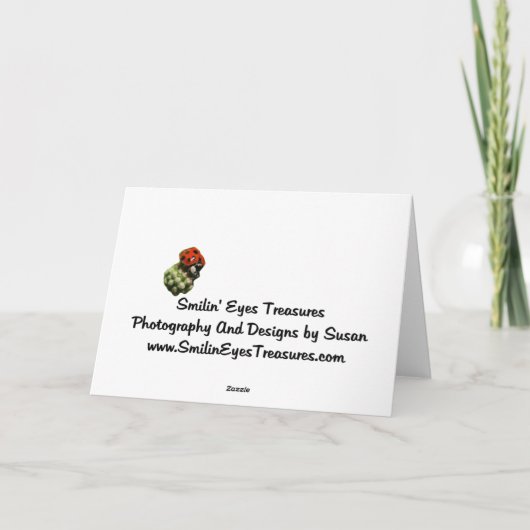 虎の動物の誕生発表の写真 案内状 (裏面)