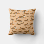 虎の動物模様 クッション (裏面)