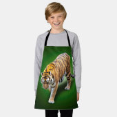 虎の勢いで進む エプロン (着用した状態)