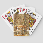 虎の反射 トランプ (裏面)