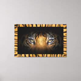 虎の壁画の目 キャンバスプリント