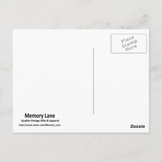 虎の声 ポストカード (裏面)