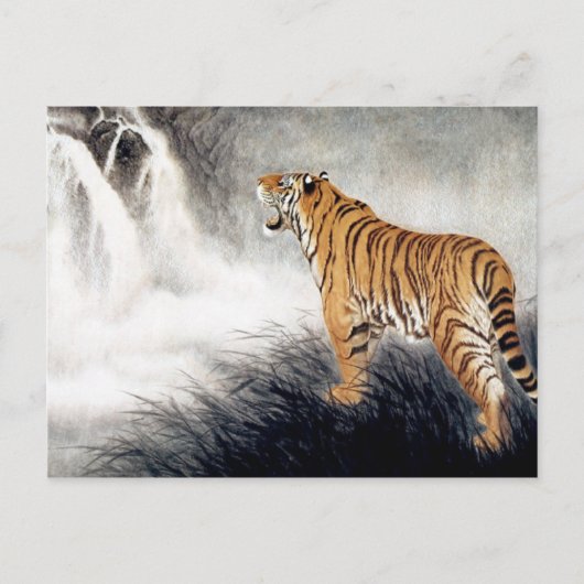 虎の声 ポストカード (正面)