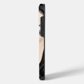 虎の女性iPhoneケース iPhoneケース (左側面)