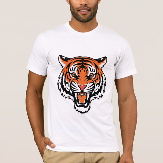 虎の威厳 Tシャツ (正面)