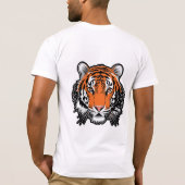 虎の威厳 Tシャツ (裏面)
