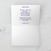 虎の子のアースデーの絶滅危ぐ種カード サンキューカード (内部)