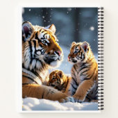 虎の子の初雪 ノートブック (裏面)