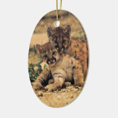 虎の子飾ります セラミックオーナメント (左)