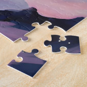 虎の宇宙ポートレート ジグソーパズル (側面)