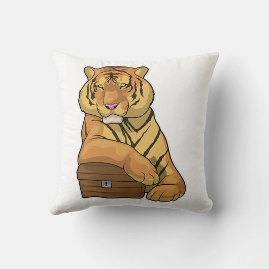 虎の宝箱 クッション (裏面)