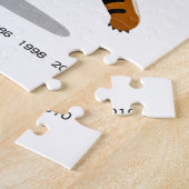 虎の年2022かわいい〔占星術の〕十二宮図動物形容 ジグソーパズル (側面)