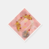 虎の年 スタンダードカクテルナプキン (角)