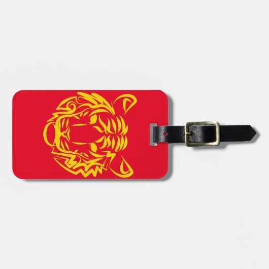 虎の年 ラゲッジタグ (正面横)