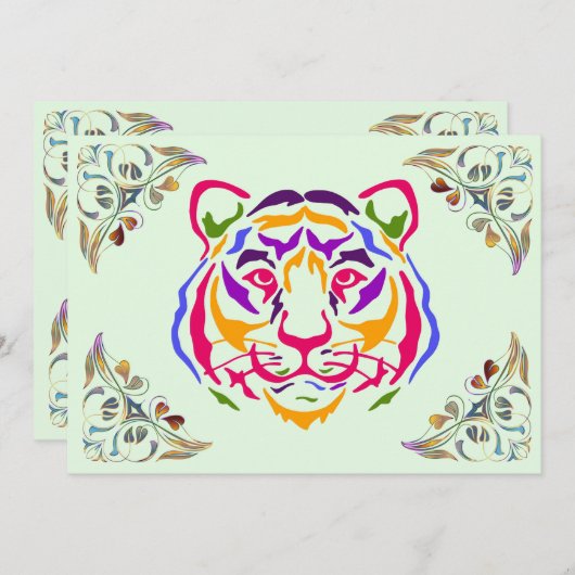 虎の招待状 招待状 (正面/裏面)