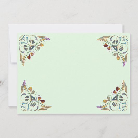 虎の招待 招待状 (裏面)