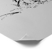 虎の攻撃のアーポップ・アートのト ポスター (角)