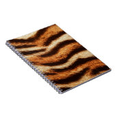 虎の毛皮のテクスチャ ノートブック (右側)