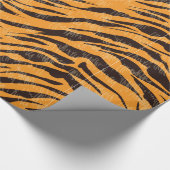 虎の毛皮，虎の皮，動物の皮膚パターン ラッピングペーパー (角)