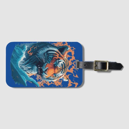 虎の水 – 旅行、荷物タグ ラゲッジタグ (正面横)